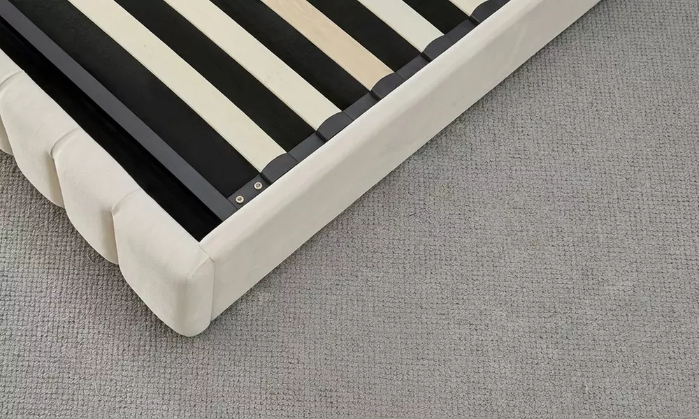 Lit coffre Trocadéro en velours avec tête de lit