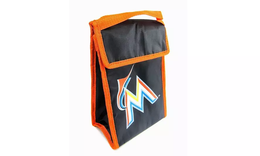 Forever Collectibles MLB Team Logo Gradient Insulated Hook & Loop Lunch Bags