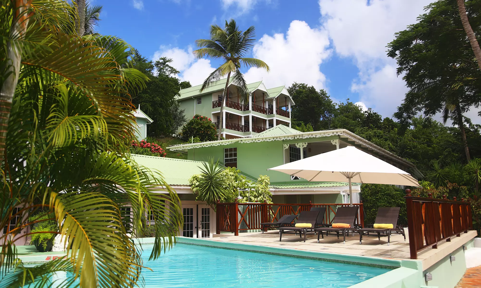 3-, 4-, 5-, or 7-Night Stay For Two With Optional Meal Plan at Marigot Beach Club & Dive Resort in Saint Lucia - Primary Image