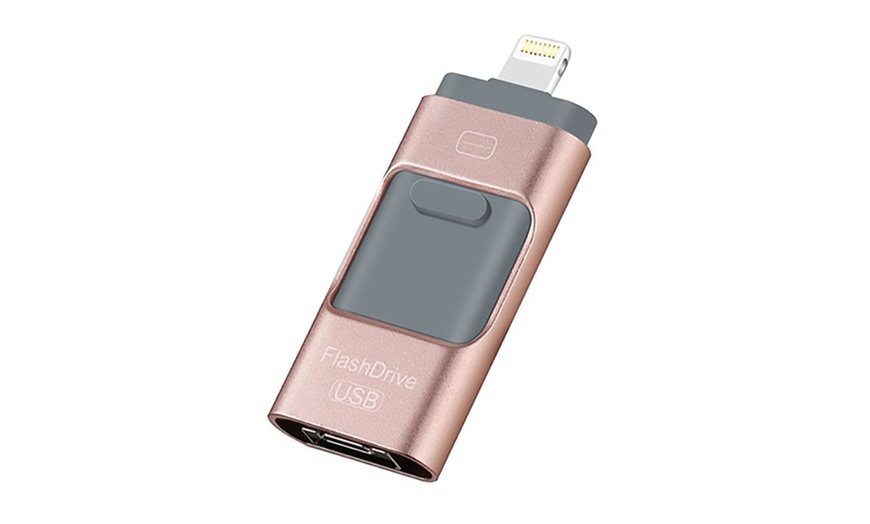 Image 8: 3-in-1 Lightning USB Flash Drive