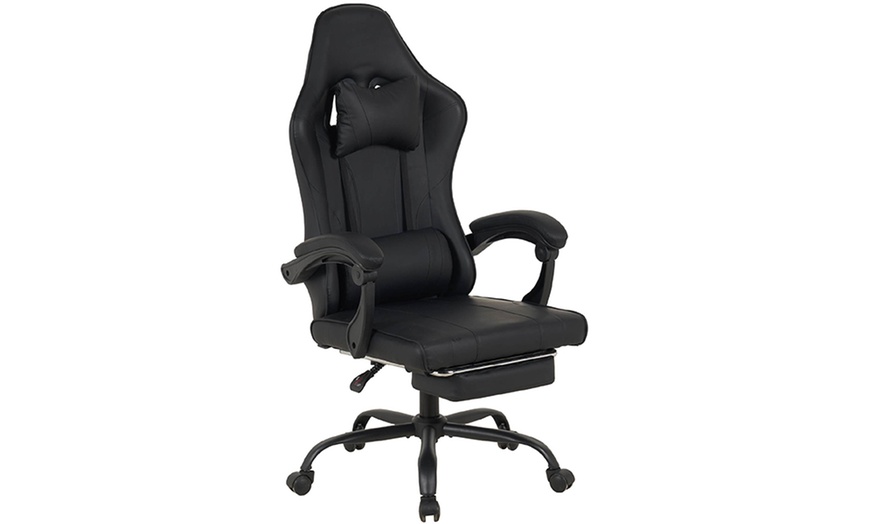 Image 8: Chaise de gaming ergonomique avec fonction massage