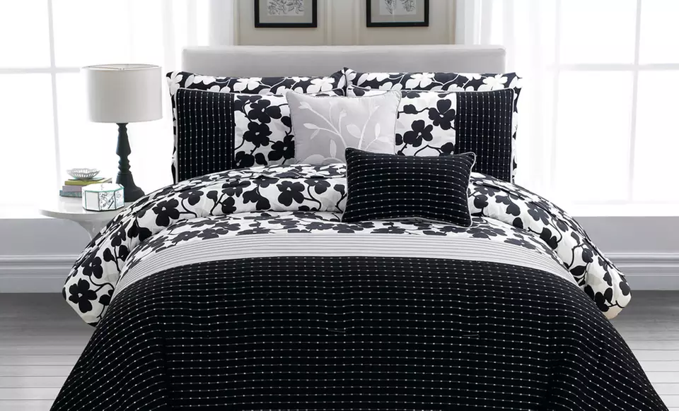 Duck River Textile Leila 10-Piece Oversized-Comforter Set (Up to 69% Off). Multiple Options. Free Shipping & Returns. - Second Medium