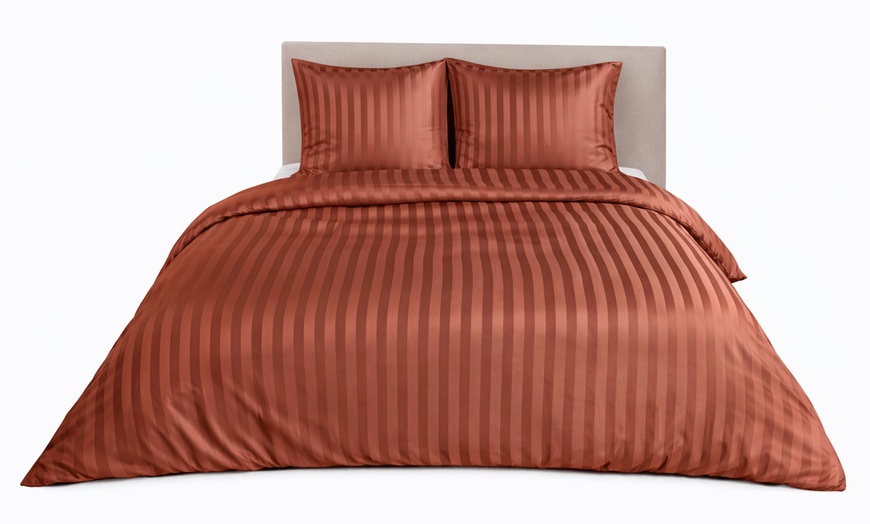 Image 18: Set di biancheria da letto in raso di microfibra