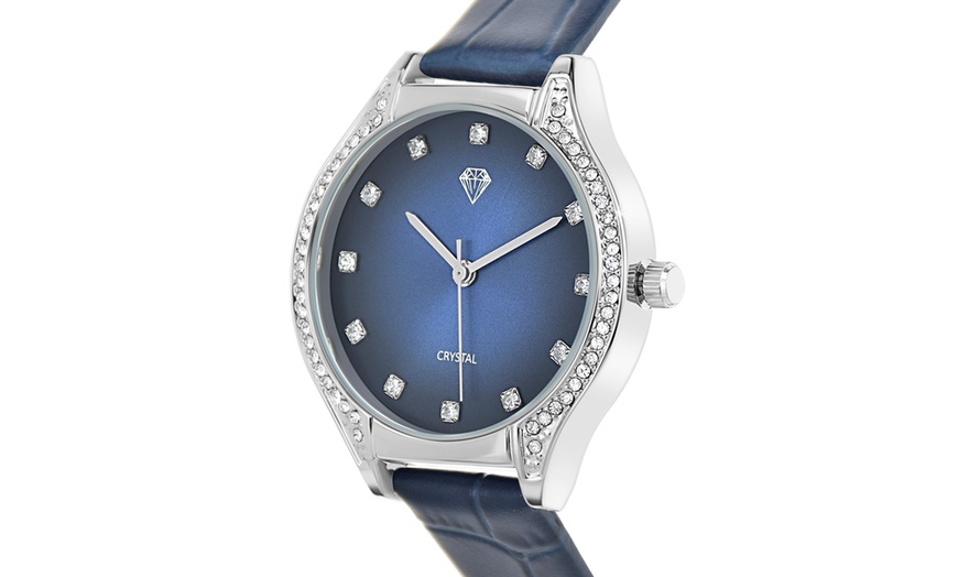 Image 14: Reloj adornado con cristales brillantes de SC Crystal