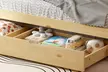 Lit cabane Bambino en bois, sommier inclus, avec 2 tiroirs de rangement, matelas en option, livraison offerte - Second Medium