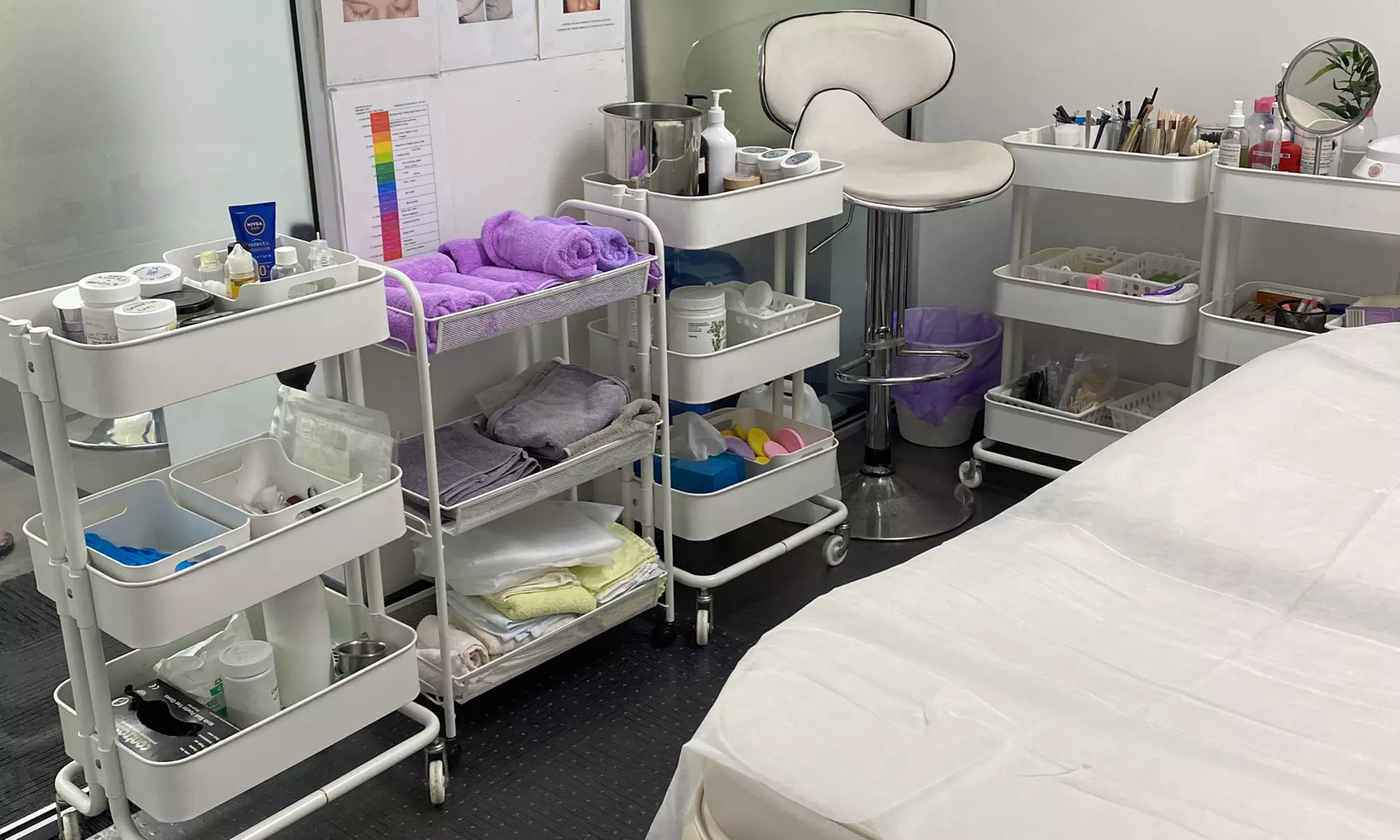 Extraction with Optional Microderm, Enzyme Peel, and/or High Frequency