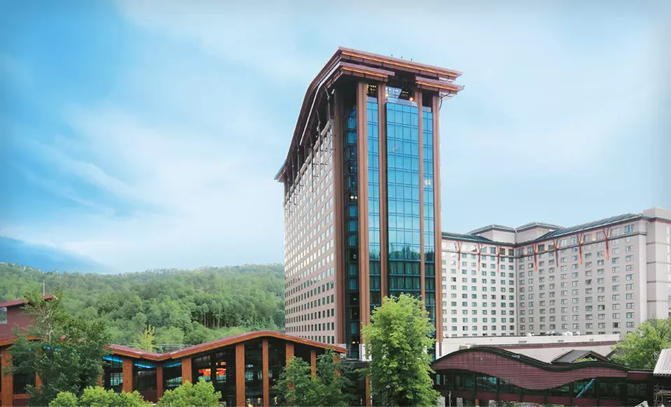 One- or Two-Night Stay for Four with Resort Credit at Harrah's Cherokee Casino Resort in Cherokee, NC - Primary Image