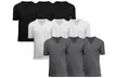 Galaxy By Harvic Men's Short-Sleeve Egyptian-Cotton Tees (9-Pack; S–2XL) - Image 3