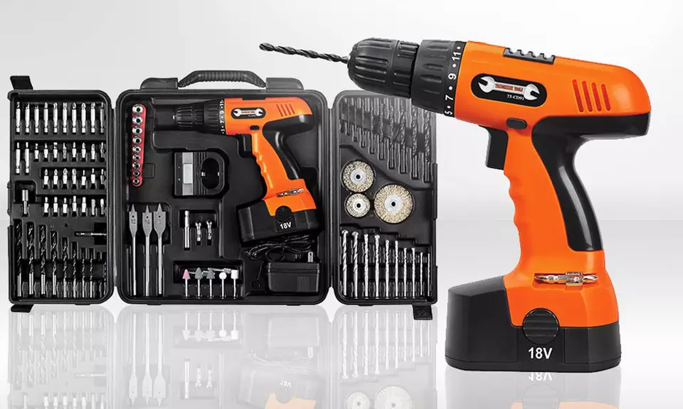 Stalwart 89-Piece 18V Cordless Drill Set - Primary Image