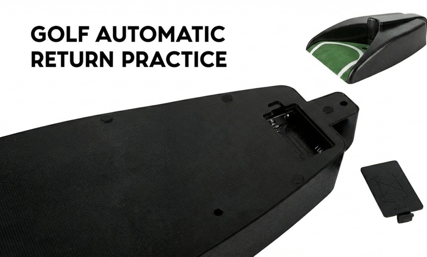 Image 6: Automatic Golf Putting Trainer with Ball Return