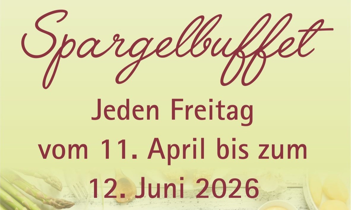 Spargelbuffet für 2-4 Personen – Jeden Freitag vom 10.04. – 12.06.