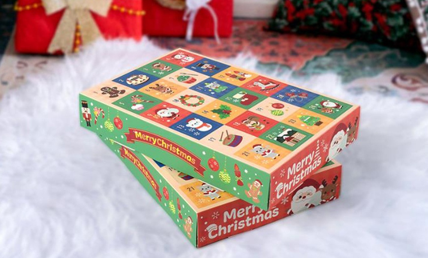 Image 11: 5Pcs Empty Christmas Advent Calendar Boxes