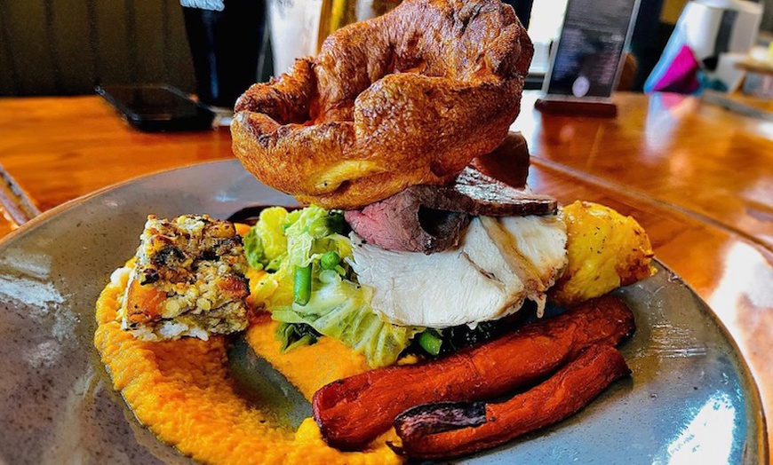 Image 3: Two-Course Meal with a Glass of Wine for Two or Four a A Village Pub