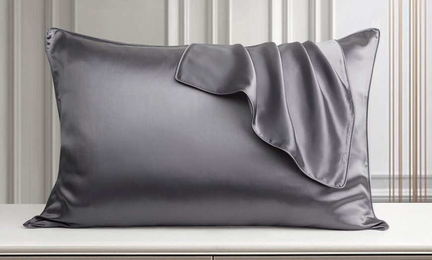 Image 20: Mulberry Silk Beauty Pillowcase Duo