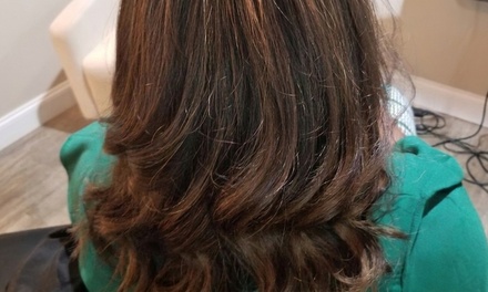One Blowout & Silk Press - Hairs Desire