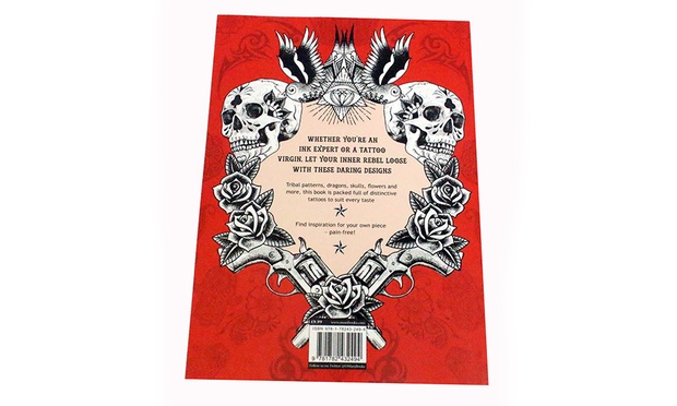 The Tattoo Designs: Creative Colouring for Grown-Ups Book for £5.99 