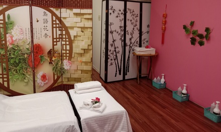 Three 70 Minute Sessions Choice of Massage or Reflexology with Hot Stones & Foot Bath - Lisa Feet Spa