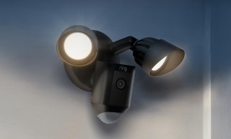 Ring Unisex White Floodlight Cam Wired Plus 1080P Hd Outdoor Security Camera: