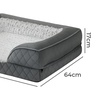 Image 7: Pawz Skylos Orthopaedic Dog Bed with Bolster Support