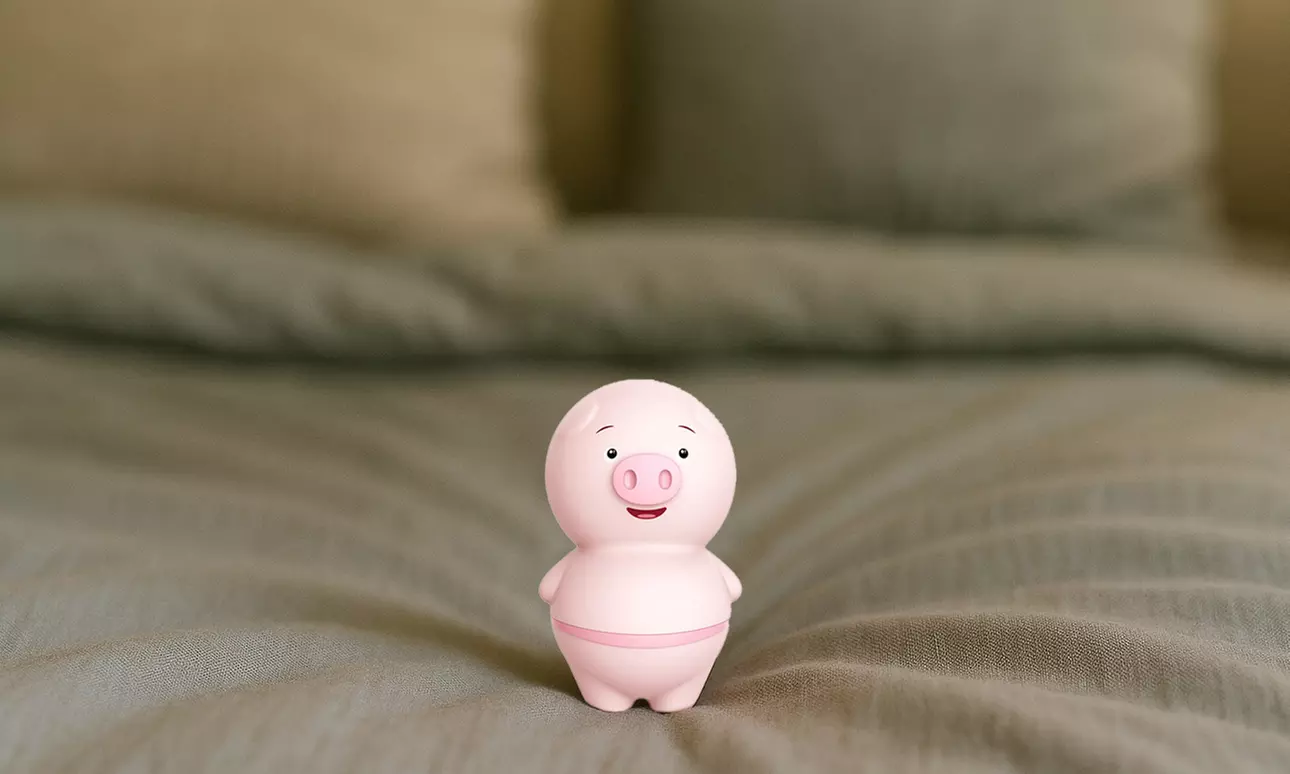 Cute Pig Tongue Vibrator Licking Vibrator Clitoris Nipple Massage - Primary Image