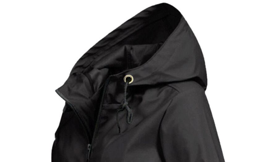 Image 6: Women's Lightweight Zip-through Hooded Windbreaker Jacket