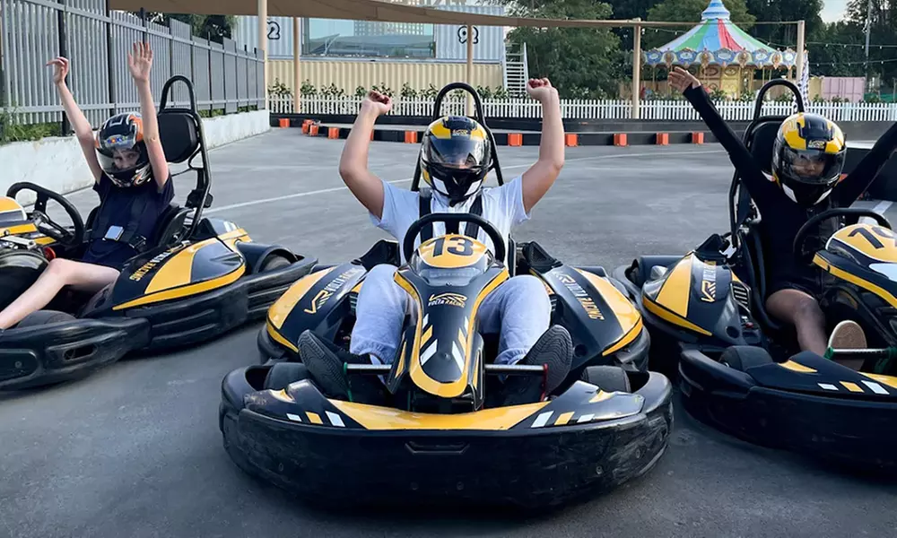 Go-Karting Fun Awaits: 7, 14 or 21 Minutes Go Karting for 1, 2 or 4