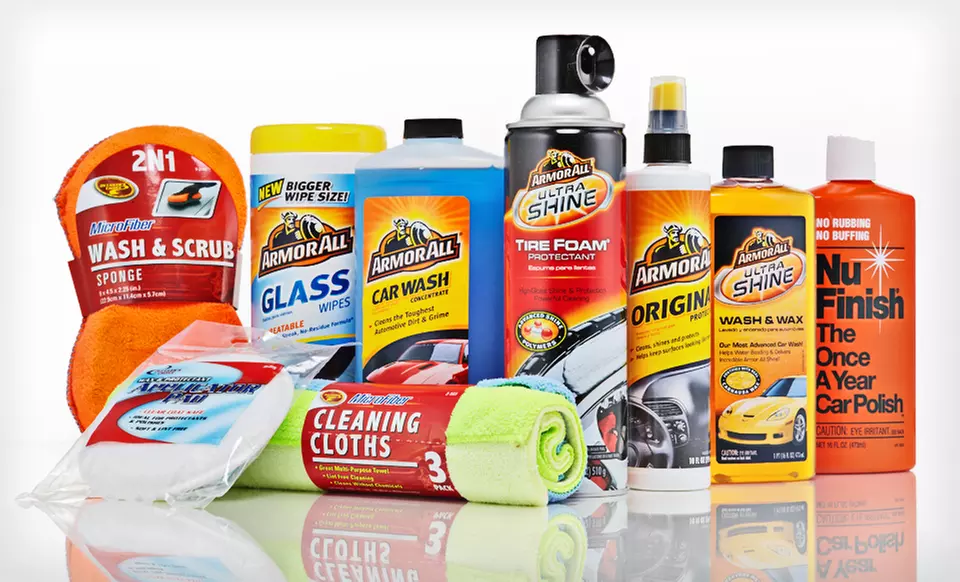 $49 for Car-Care Kit with Armor All, Clean-Rite, and Nu Finish Products ($75.99 List Price). Free Shipping and Returns. - Primary Image