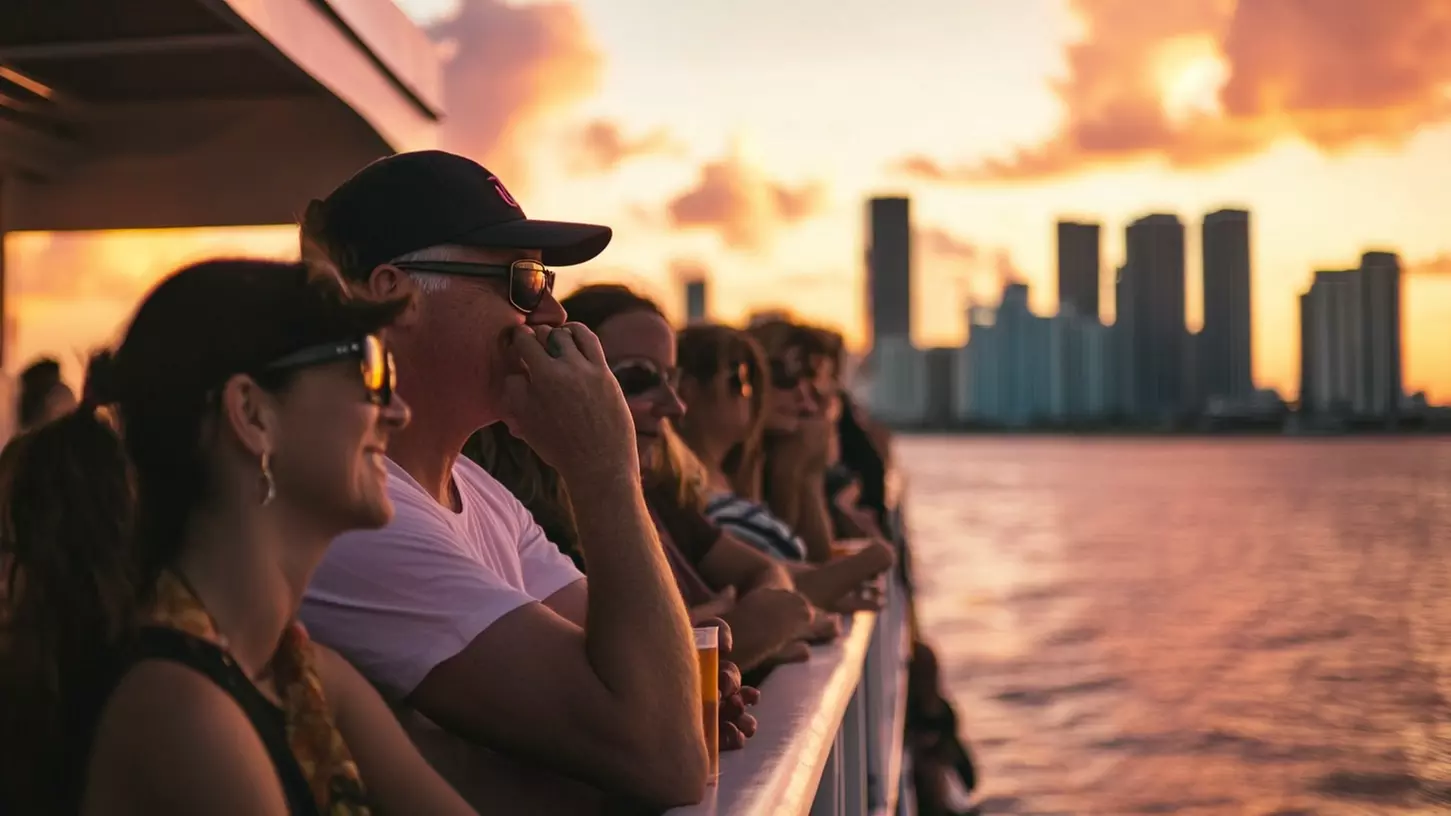 Miami Sip & Sea Cocktail Cruise with Sunset Views 