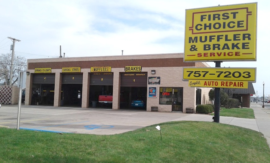 Image 3: Synthetic Blend or Full Synthetic Oil Change with Brake Check and More
