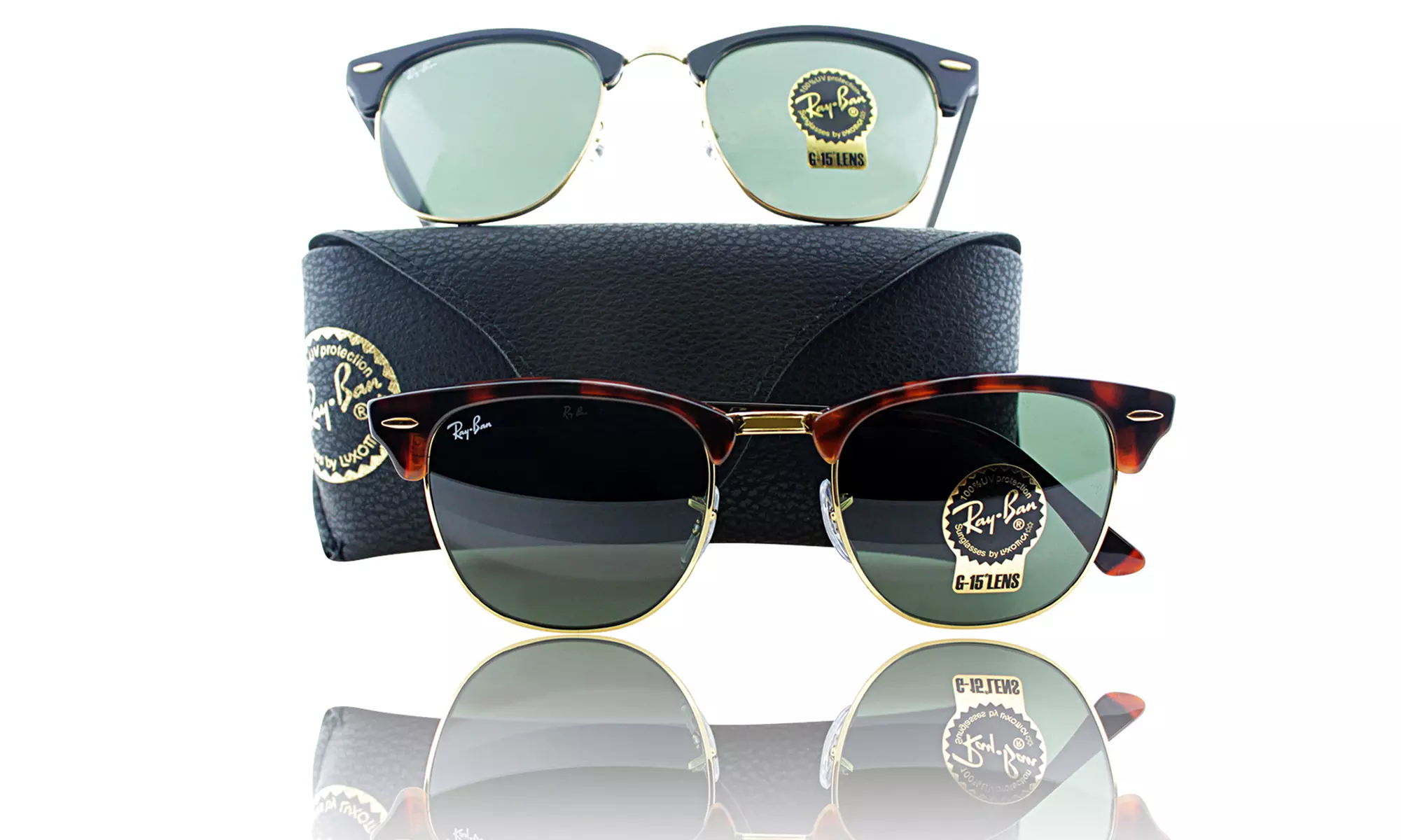 Ray-Ban Clubmaster Unisex Sunglasses - Primary Image