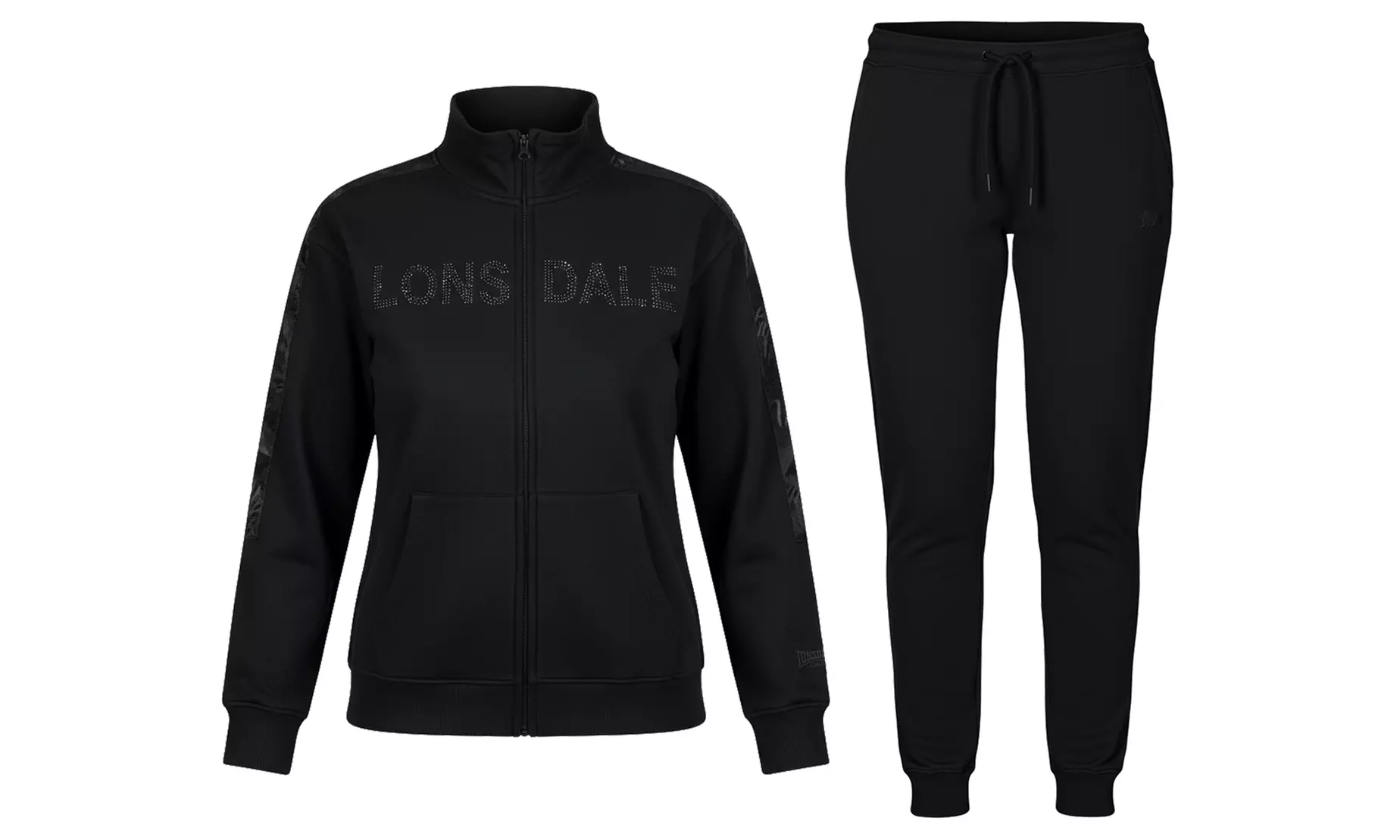 Tuta Lonsdale donna in cotone felpato