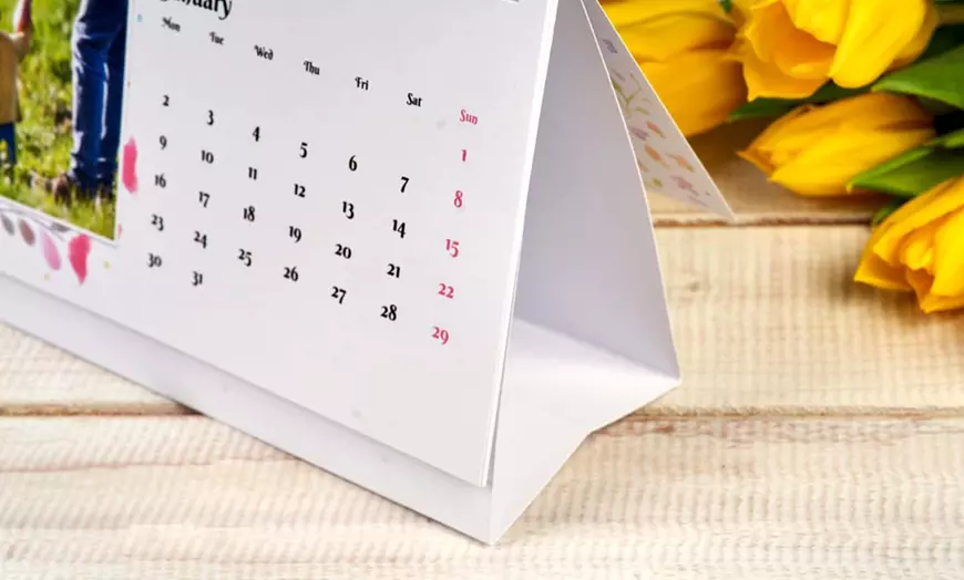 Image 2: Gepersonaliseerde bureaukalender