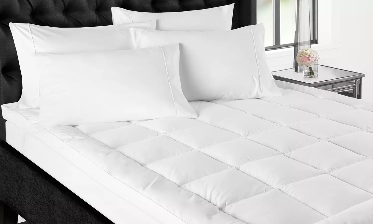 Upper East Collection 3" Plush Pillowtop Mattress Topper - Primary Image