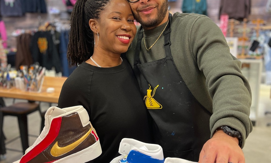 Image 5: Design a Custom Painted Sneaker w/ All Tools Provided in Oxon Hill, MD