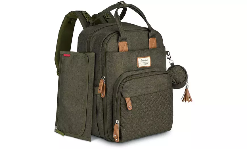 Image 2: Ruvalino Baby Changing Backpack