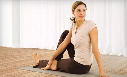 Single Two-Hour Beginner Workshop or 10 or 20 Hot-Yoga Classes at Yoga by Degrees in Wheaton (Up to 70% Off) - Primary Image