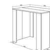 Image 37: Extendable Console Table for 8 Diners