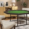 Image 8: SPORTNOW Poker Set and Foldable Poker Table 