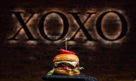 For one: choice of a burger with drink - Xoxo Grill House