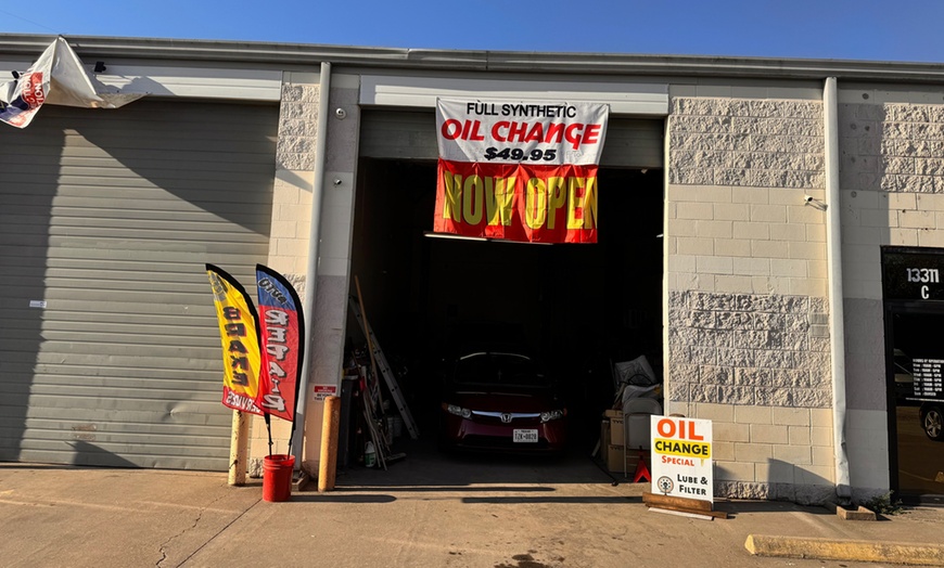 Image 2: Comprehensive One Full Synthetic Oil Change with Brake Inspection