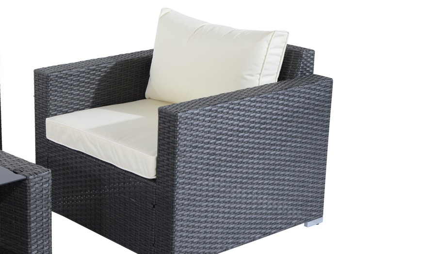 Image 7: Outsunny 7-Piece Outdoor Sofa Set