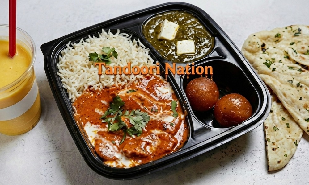 Savor Indian Meal with Main Dish, Naan, Drinks & More for 1, 2, or 4