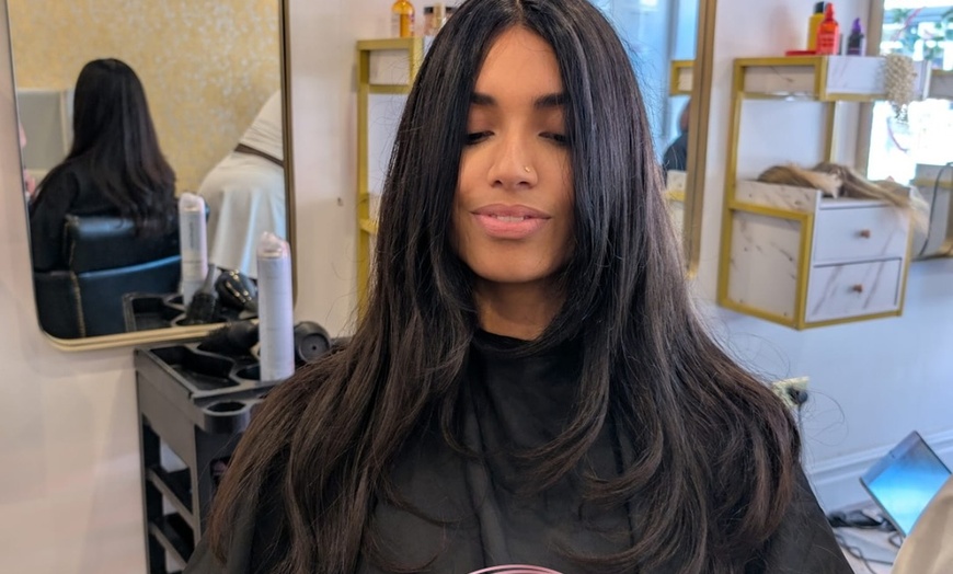 Image 1: Up to 41% Off on Salon - Hair Colour / Highlights at Baddys Parlour