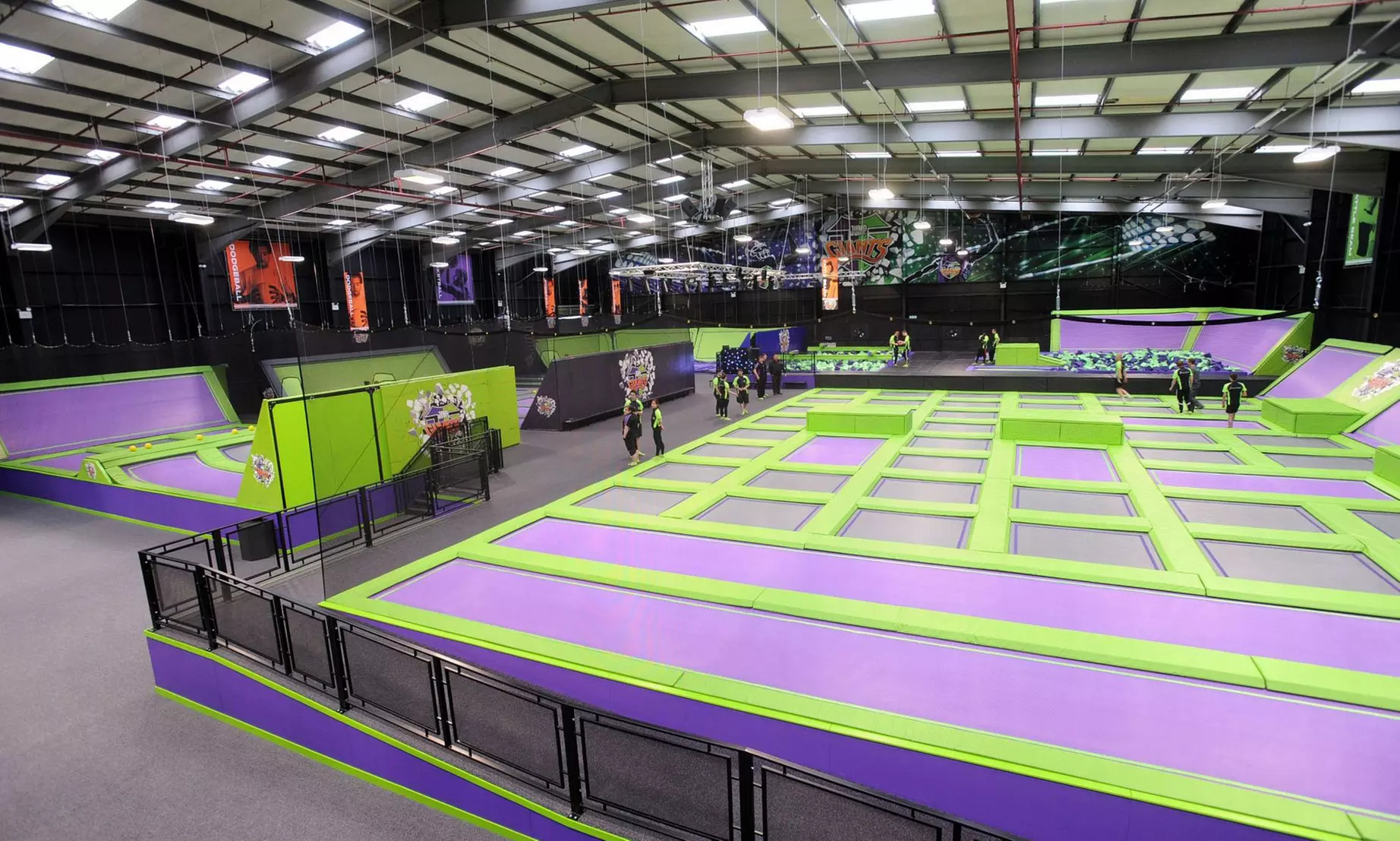 1 or 2 hour jump sessions for 1 or 2 people at Jump Giants Heathrow