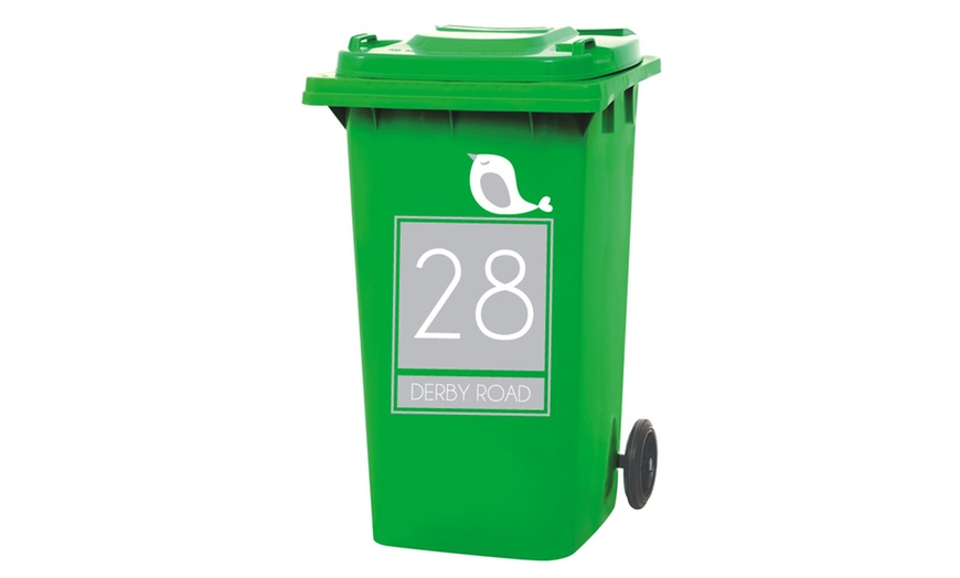 Image 9: Personalised Wheelie Bin Sticker