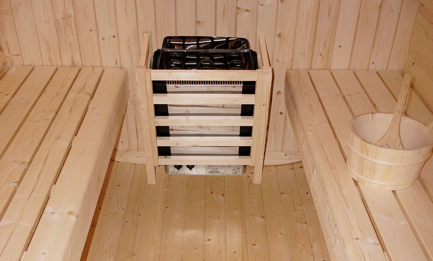 Image 8: Home Deluxe Outdoor Sauna „Cube“ M oder L