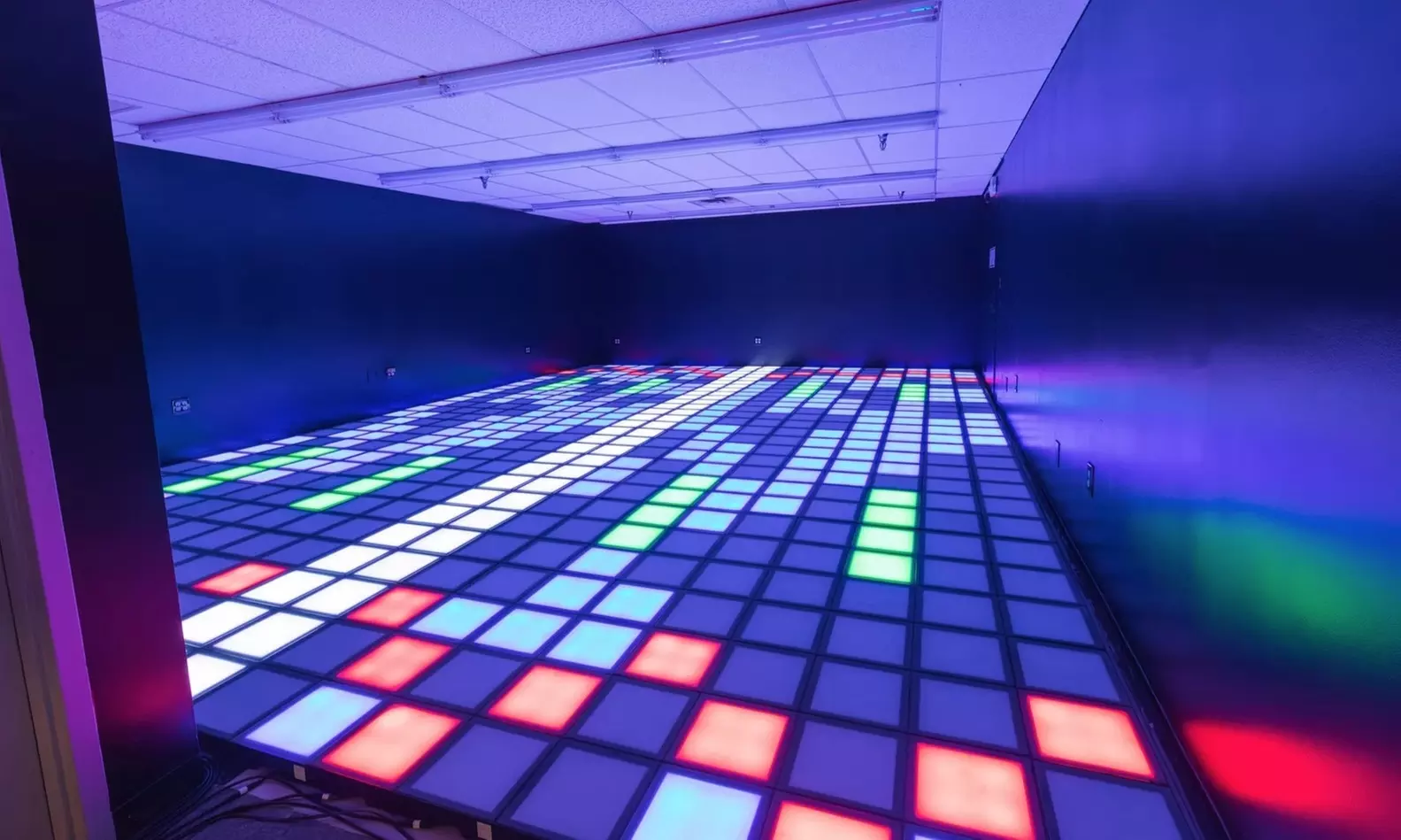 Up to 40% Off Cornhole Golf or LED Challenge Floor for All Ages