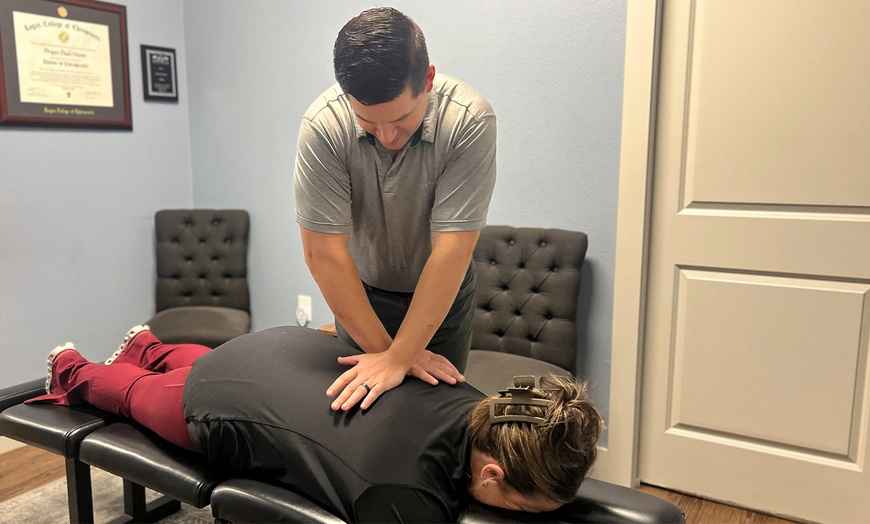 Image 2: Chiropractic Exam & X-Rays with First Adjustment or Softwave Session