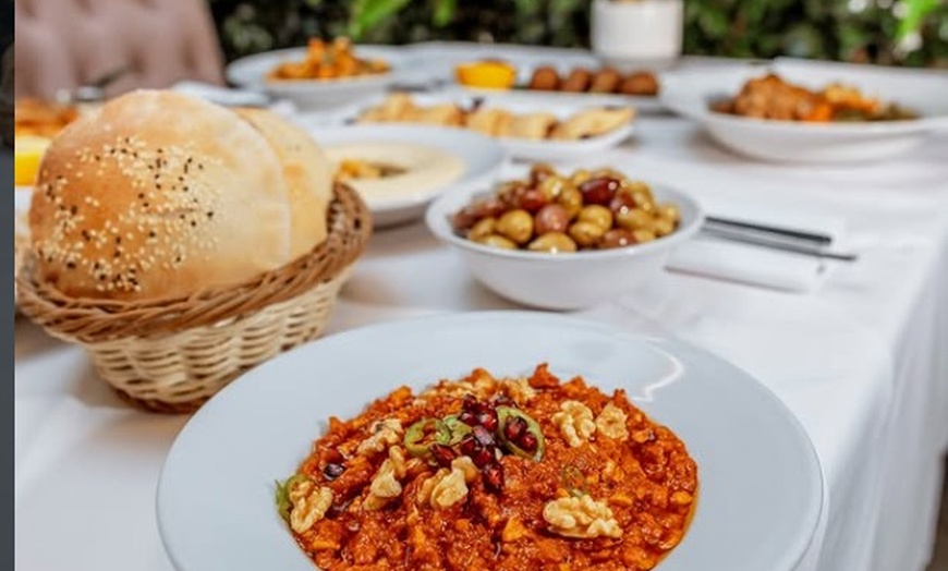 Image 14: 11-Course Lebanese Mezze Tasting Menu with Selected Glass of Wine 