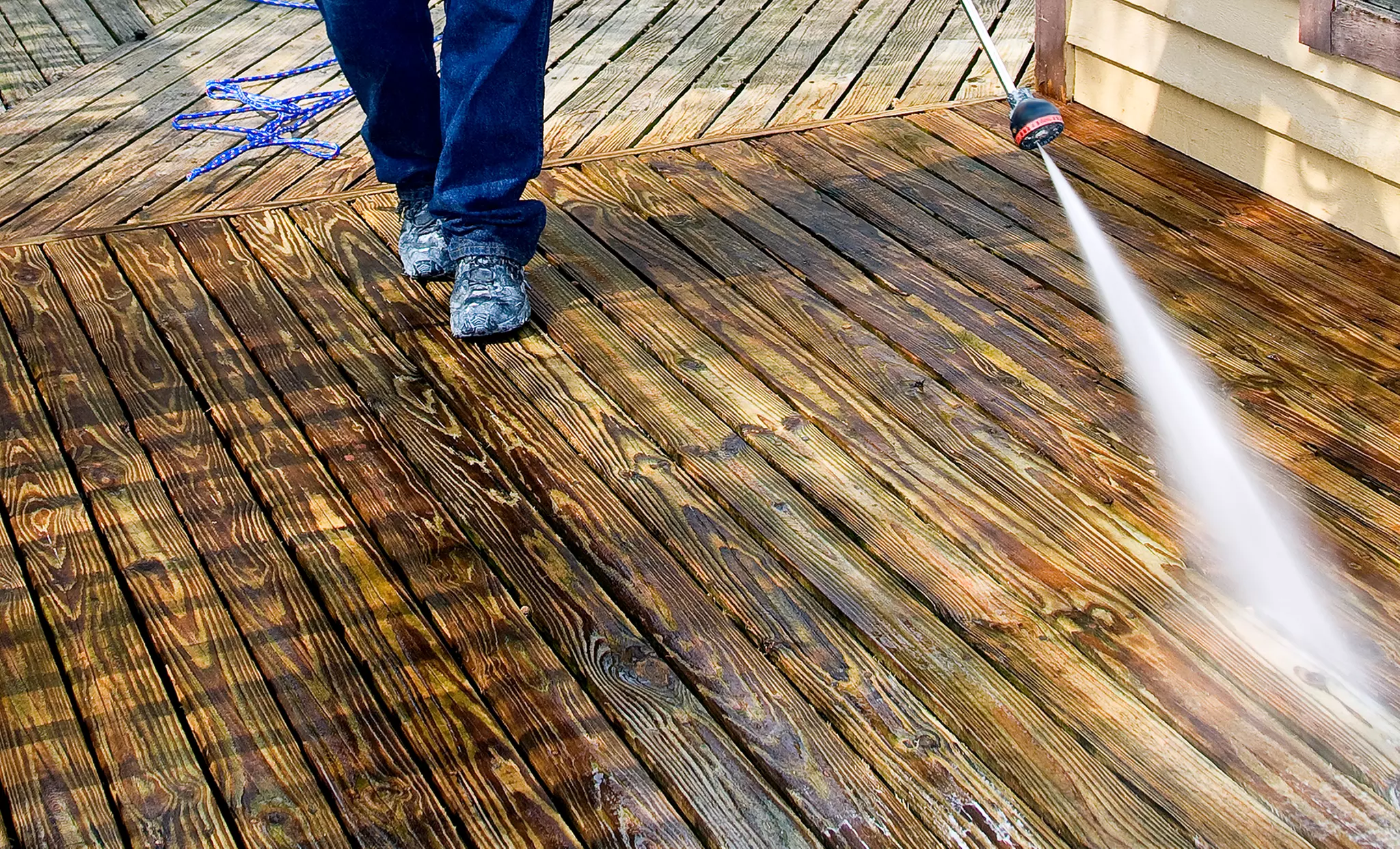 $695 for Deck Staining and Sealing for Up to 250 Square Feet from Lanaville Contracting ($1,200 Value) - Primary Image